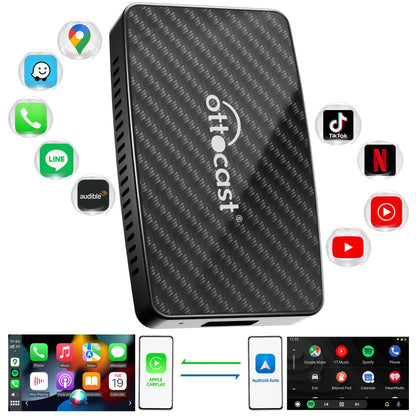 Adaptador para Auto Ottocast | CarPlay | Android Auto