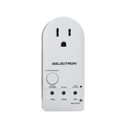 Protector de Voltaje Selectron PVLB121 | Para Linea Blanca | 120V | 50/60HZ | 15A