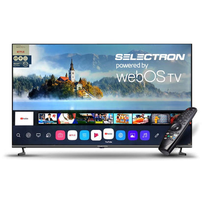 Televisor Smart de 65" Selectron S4K-65W00 | WebOS | 4K | HDMI | USB | Wi-Fi | Sintonizador Digital DVB-T - Multimax