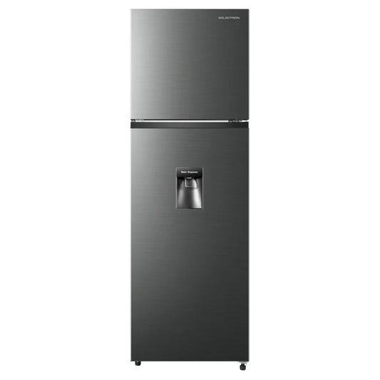 Refrigeradora Selectron RFT-251S | 9 Pies Cúbicos | Dispensador de Agua | Top Mount | Color Plateado