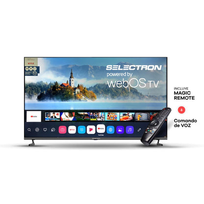 Televisor Smart de 65" Selectron S4K-65W00 | WebOS | 4K | HDMI | USB | Wi-Fi | Sintonizador Digital DVB-T - Multimax