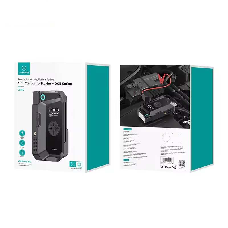 Arrancador de Batería de Auto Dragon Tech USAMS ZB287 | 2 en 1 | 60W
